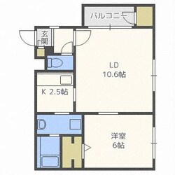 ブレジオ18の物件間取画像